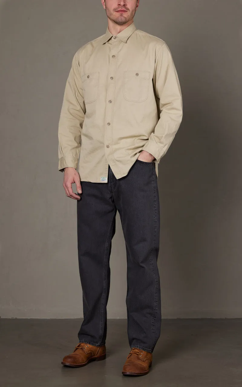 OrSlow 101 Dads Fit Denim Pants Stonewashed Black sold by Cultizm product image thumbnail 2