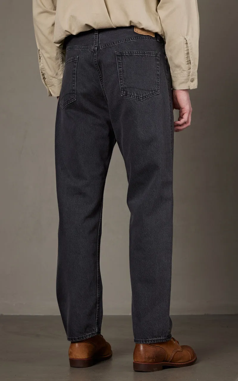 OrSlow 101 Dads Fit Denim Pants Stonewashed Black sold by Cultizm product image thumbnail 5