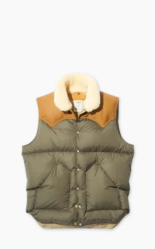 Rocky Mountain Featherbed Christy Down Vest Olive sold by Cultizm