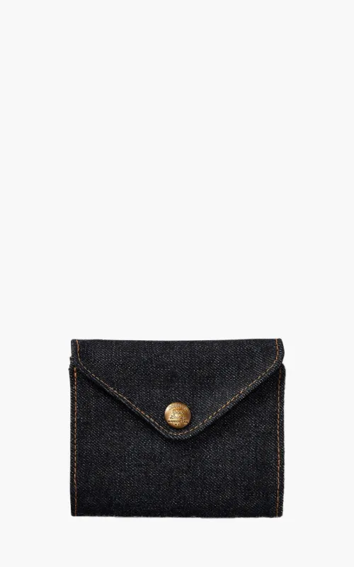 RRL Billfold Wallet Indigo Denim sold by Cultizm