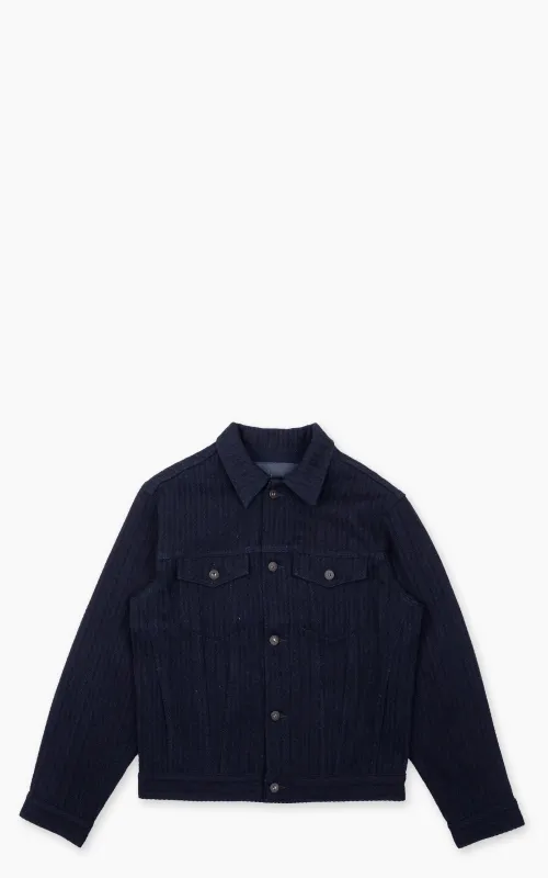 Naked & Famous Denim Denim Jacket Sugiaya Indigo sold by Cultizm