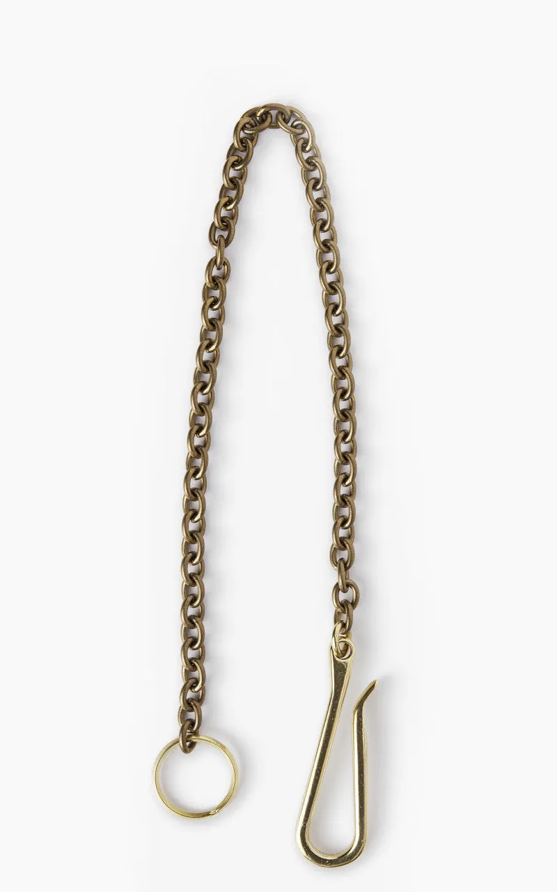 Kobashi Studio BR725C Key Chain Oval Brass sold by Cultizm