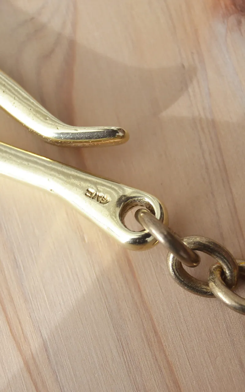 Kobashi Studio BR725C Key Chain Oval Brass sold by Cultizm product image thumbnail 3