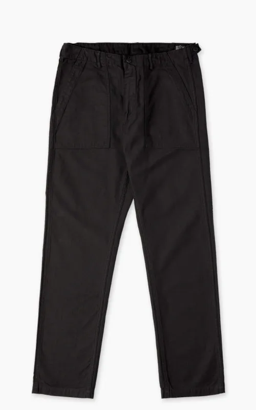 OrSlow US Army Fatigue Pants Slim Black sold by Cultizm