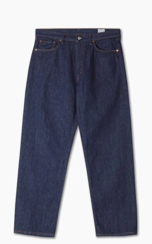 OrSlow 101 Dads Fit Denim Pants Blue One Wash sold by Cultizm