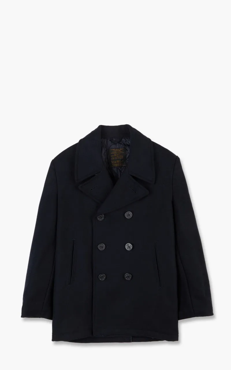 Military Surplus US Navy Pea Coat Dark Navy sold by Cultizm