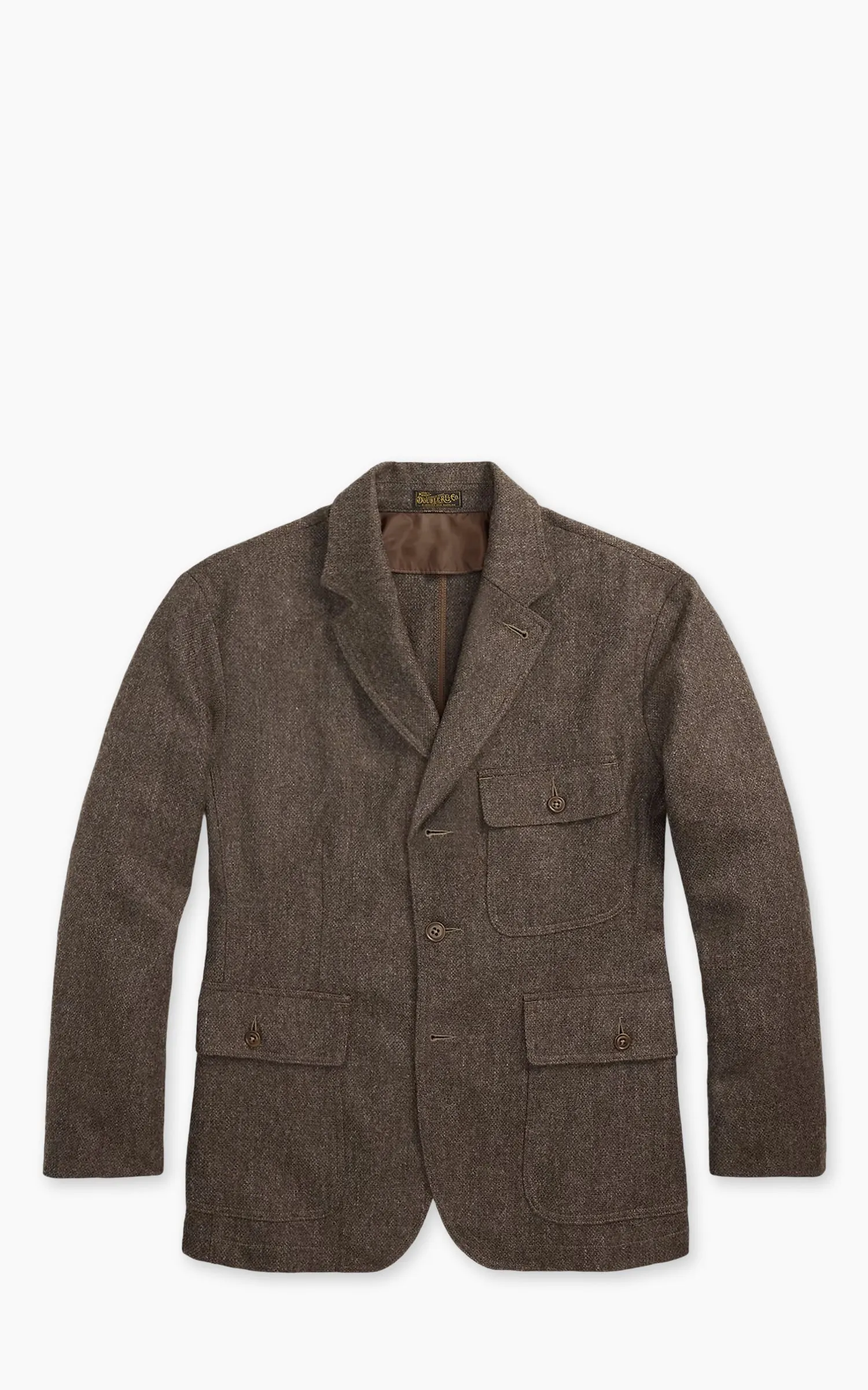 RRL Unconstructed Wool-Blend Blazer Vintage Brown sold by Cultizm