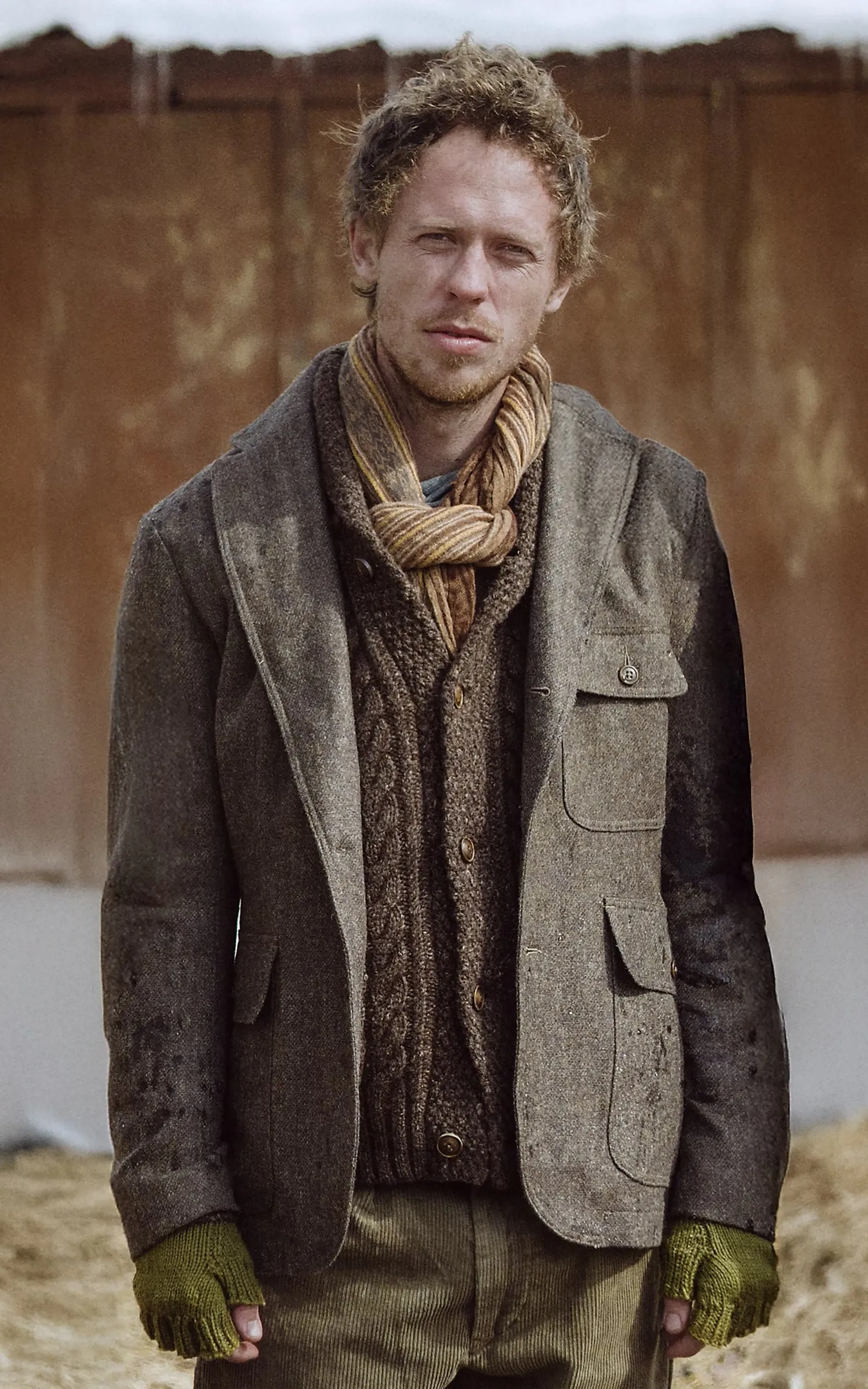 RRL Unconstructed Wool-Blend Blazer Vintage Brown sold by Cultizm product image thumbnail 2