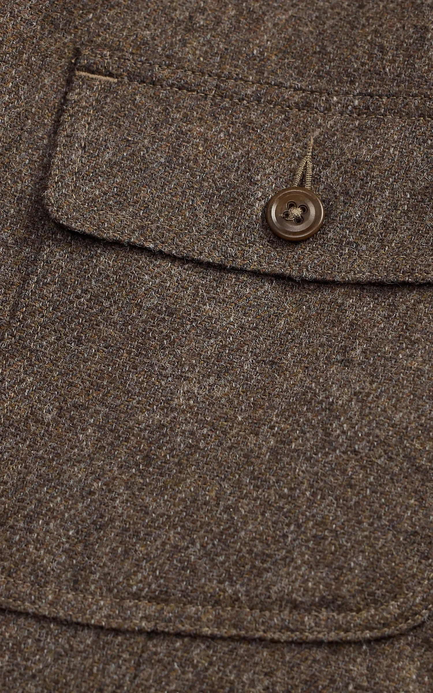 RRL Unconstructed Wool-Blend Blazer Vintage Brown sold by Cultizm product image thumbnail 4