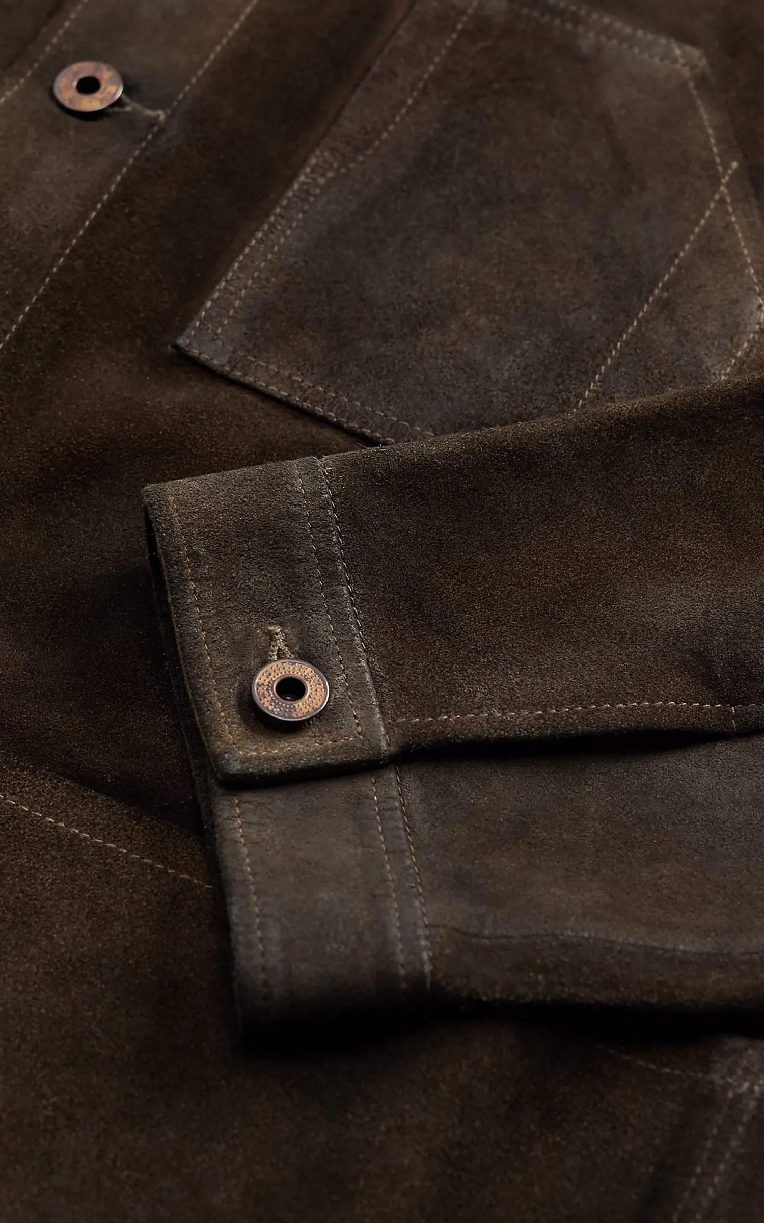 RRL Kenmare Roughout Suede Jacket Vintage Brown sold by Cultizm product image thumbnail 4