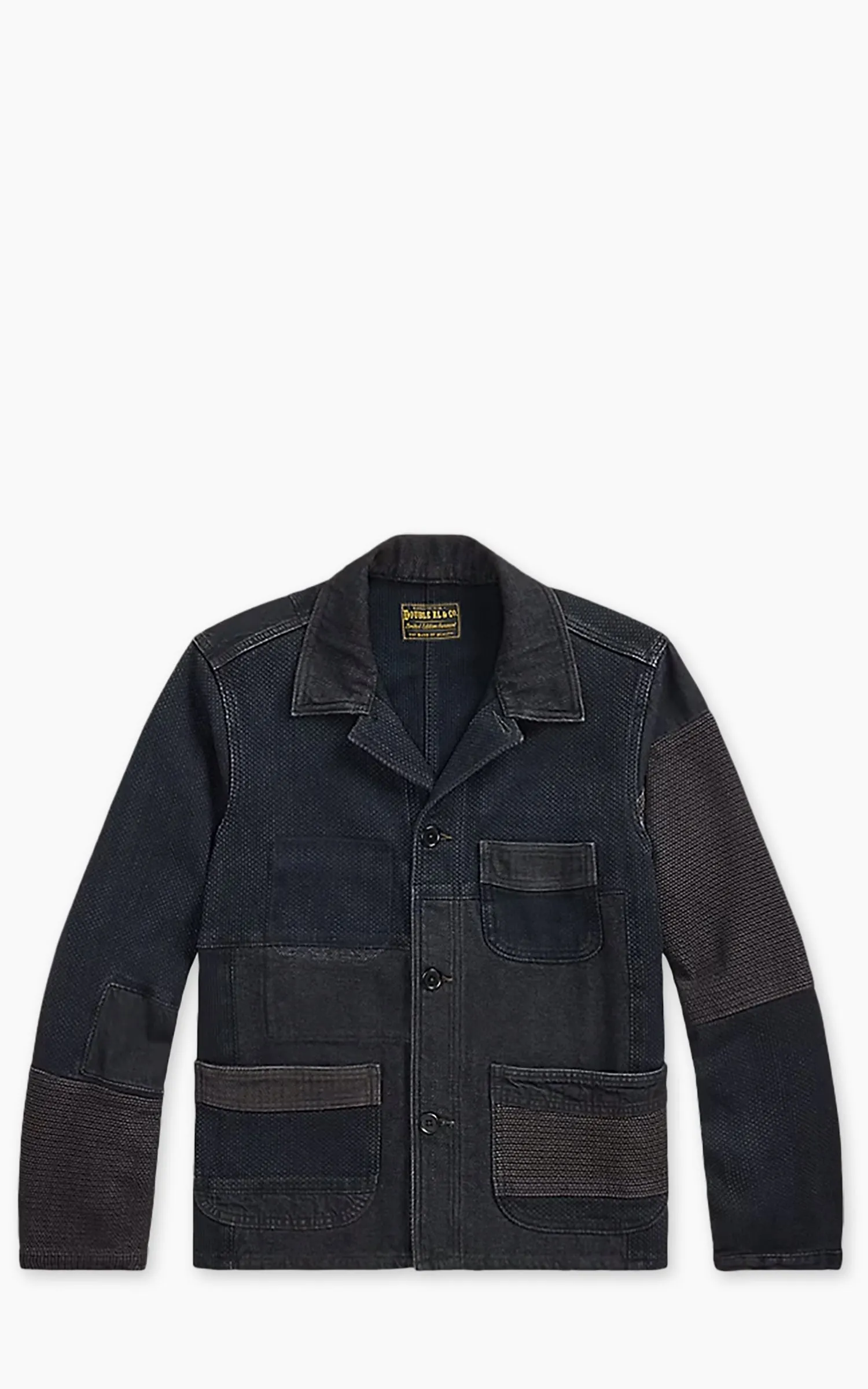RRL Limited-Edition Patchwork Jacket Indigo sold by Cultizm