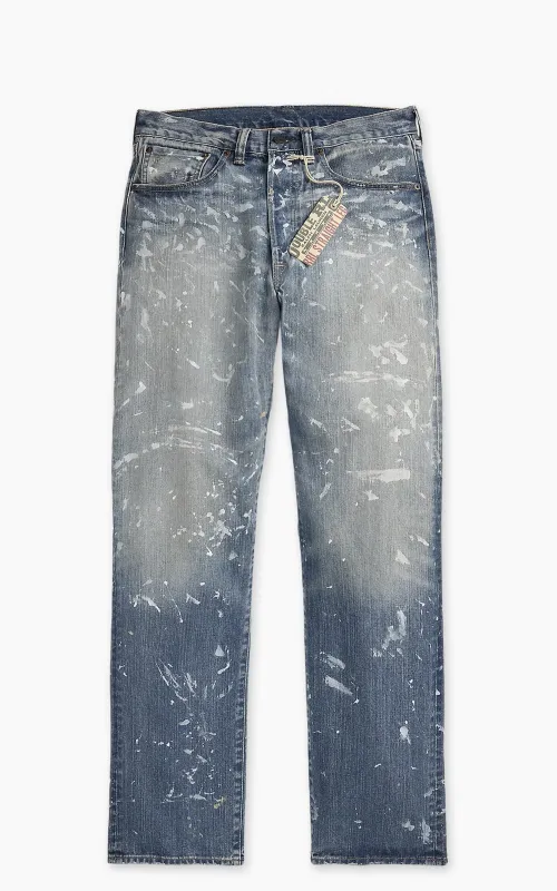 RRL Straight Fit Distressed Jean Fenimore Wash made by RRL