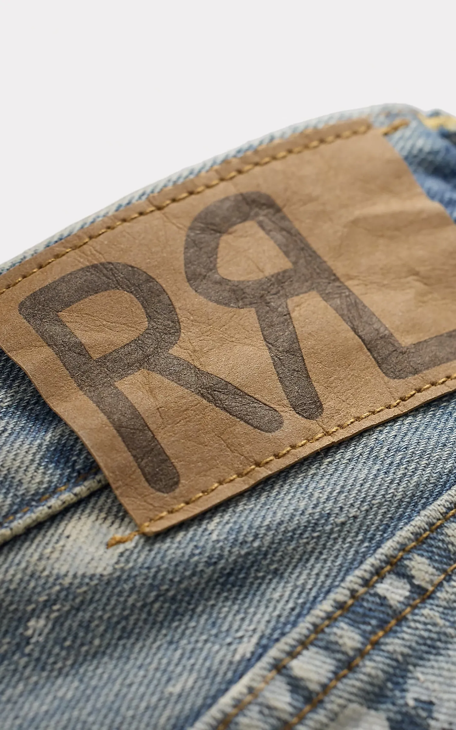 RRL Straight Fit Distressed Jean Fenimore Wash sold by Cultizm product image thumbnail 5