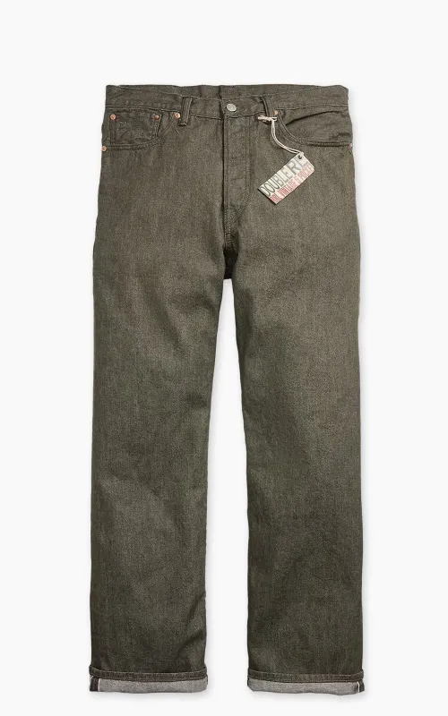 RRL Vintage 5-Pocket Olive Selvedge Jean Olive Rinse made by RRL