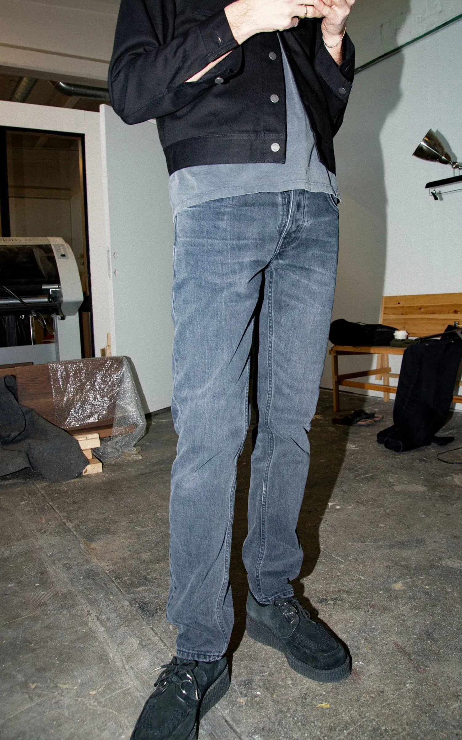 Nudie Jeans Solid Ollie Pale Tracks sold by Cultizm product image thumbnail 2