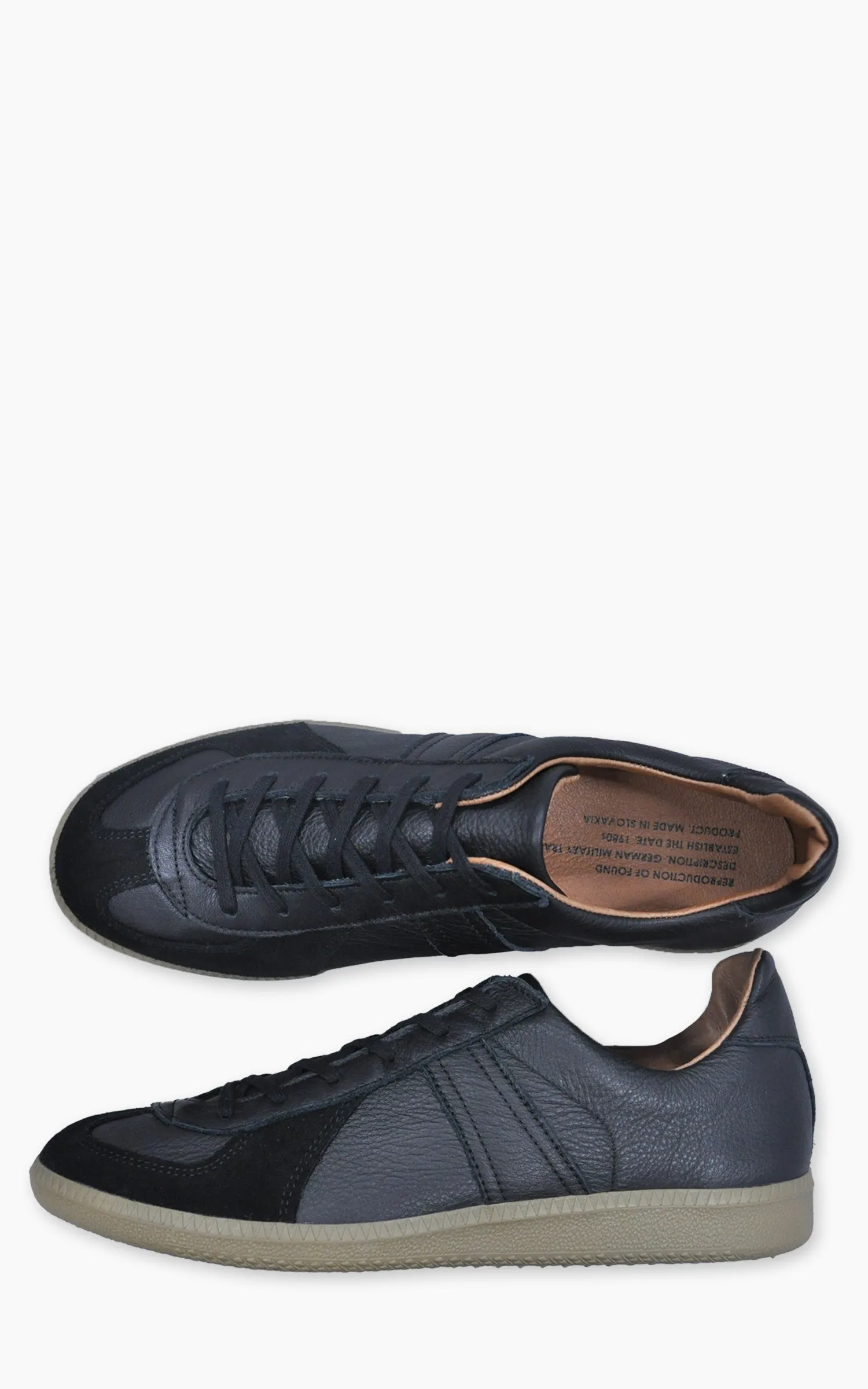 Reproduction Of Found 1700L German Military Trainer Black sold by Cultizm