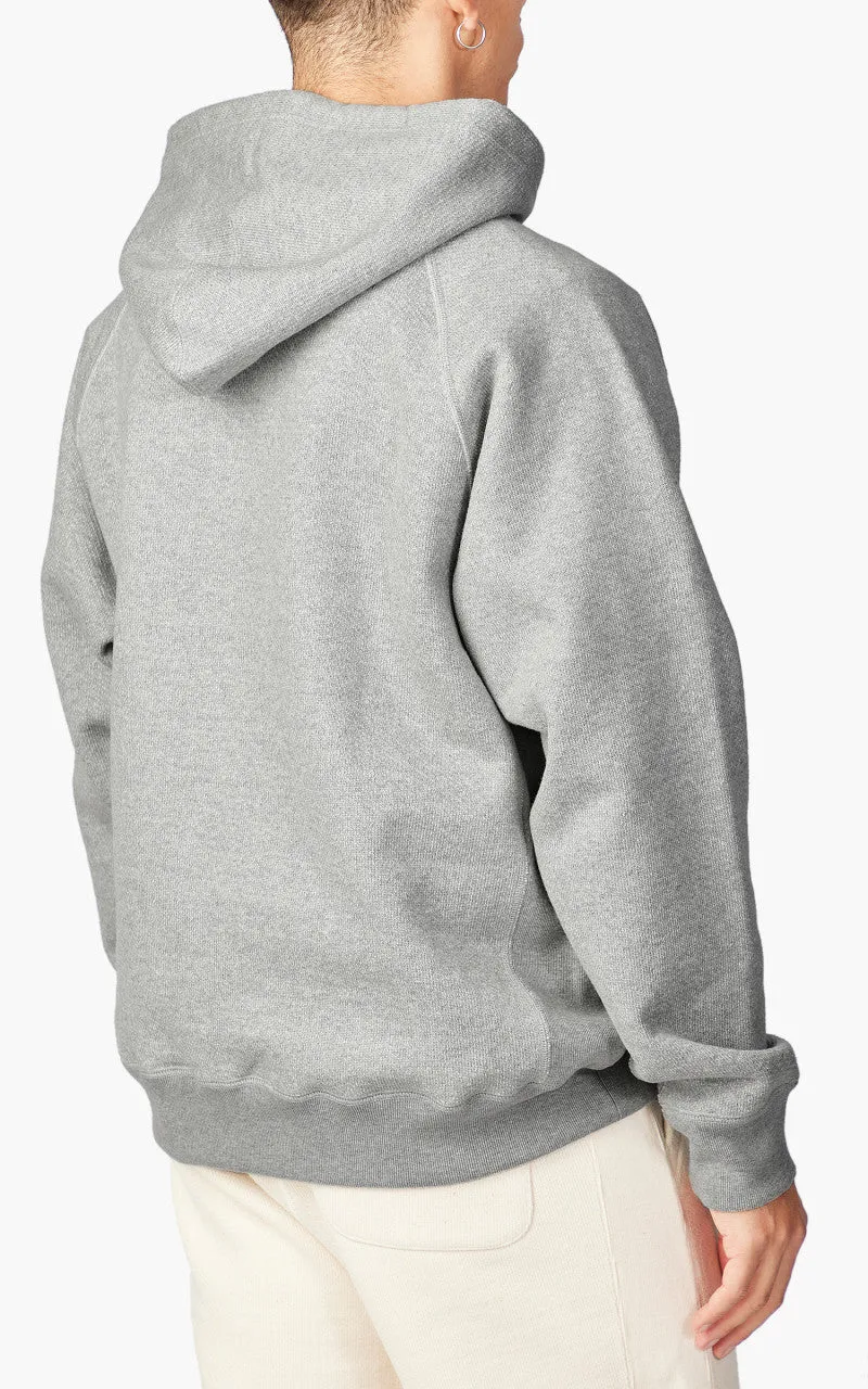 Wonder Looper Pullover Hoodie Double Heavyweight French Terry Heather Grey sold by Cultizm product image thumbnail 5
