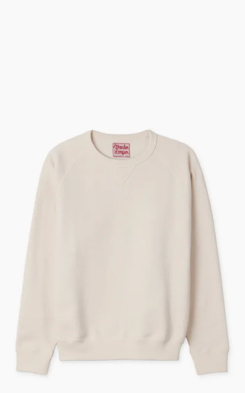 Wonder Looper Pullover Crewneck Double Heavyweight French Terry Ecru sold by Cultizm
