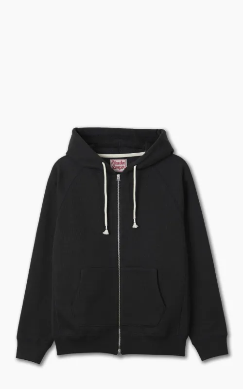 Wonder Looper Zip Hoodie Double Heavyweight French Terry Sumi Black sold by Cultizm