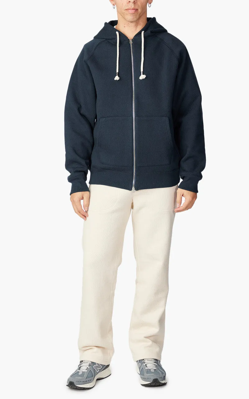 Wonder Looper Zip Hoodie Double Heavyweight French Terry Navy sold by Cultizm product image thumbnail 2