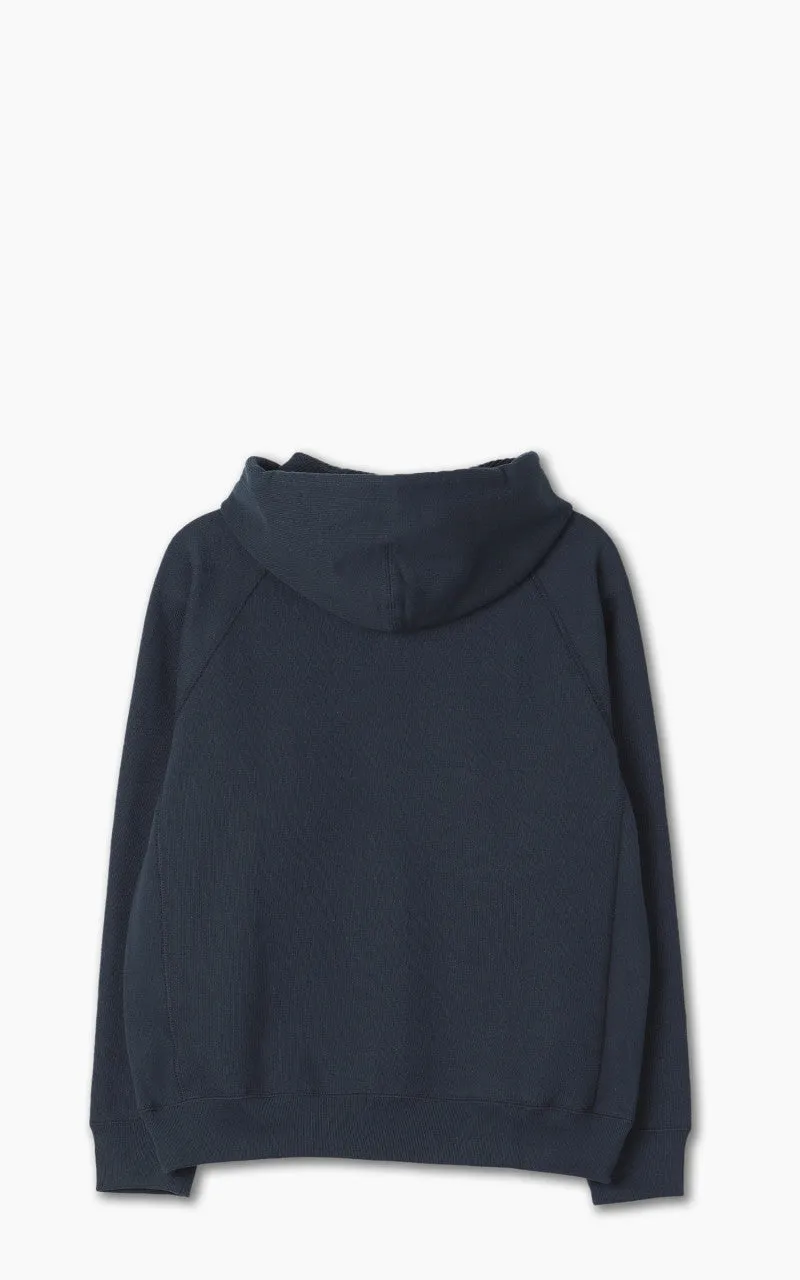 Wonder Looper Zip Hoodie Double Heavyweight French Terry Navy sold by Cultizm product image thumbnail 3