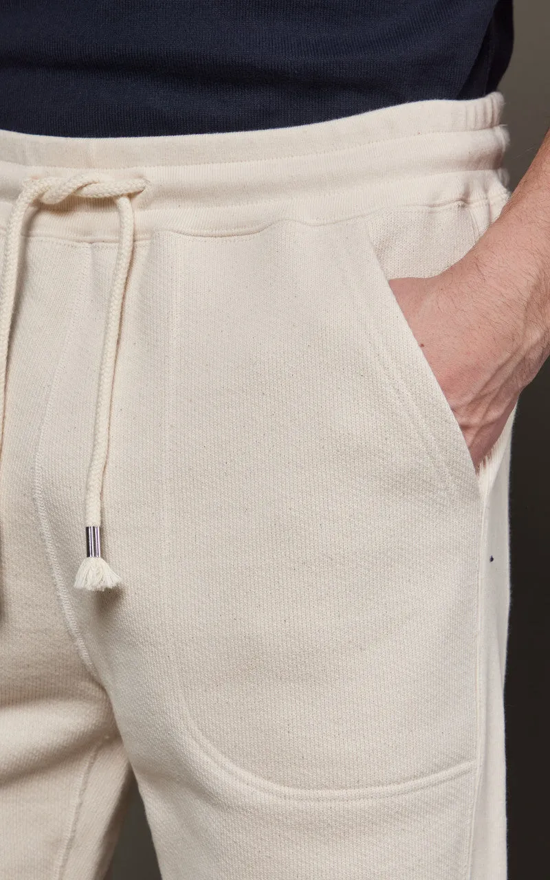 Wonder Looper Sweatpant Double Heavyweight French Terry Ecru sold by Cultizm product image thumbnail 5