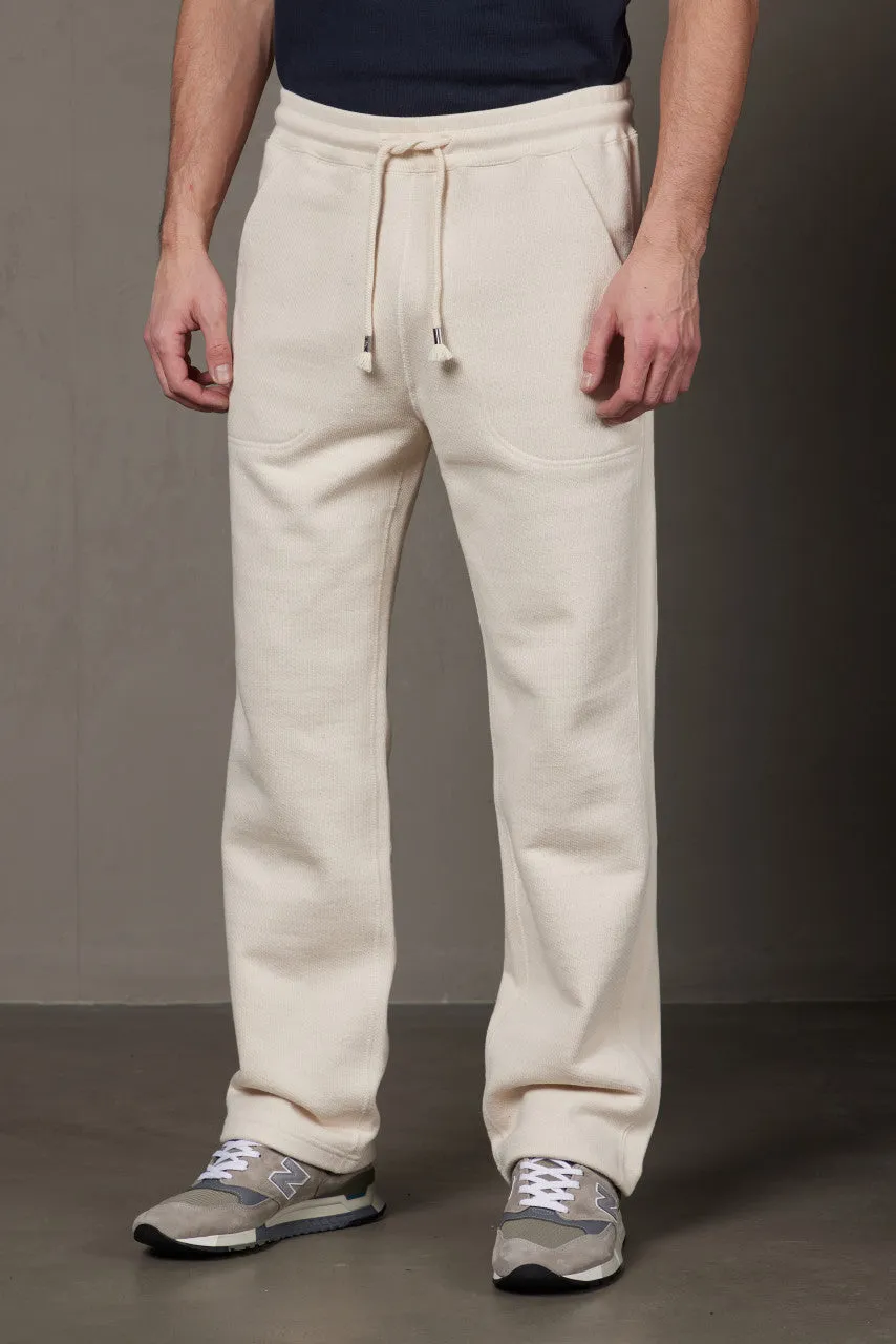 Wonder Looper Sweatpant Double Heavyweight French Terry Ecru sold by Cultizm product image thumbnail 4