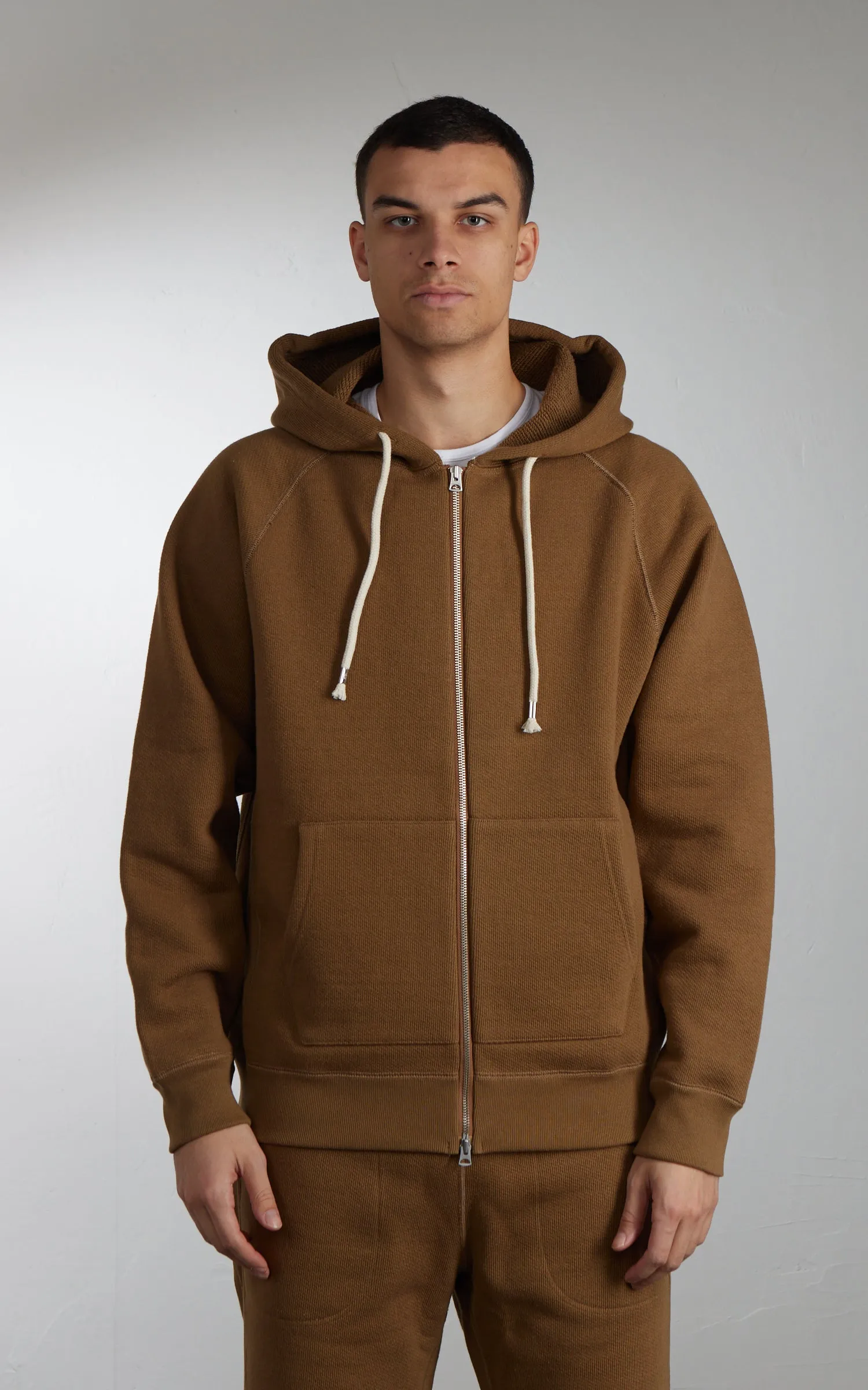 Wonder Looper Zip Hoodie Double Heavyweight French Terry Dune sold by Cultizm product image thumbnail 2