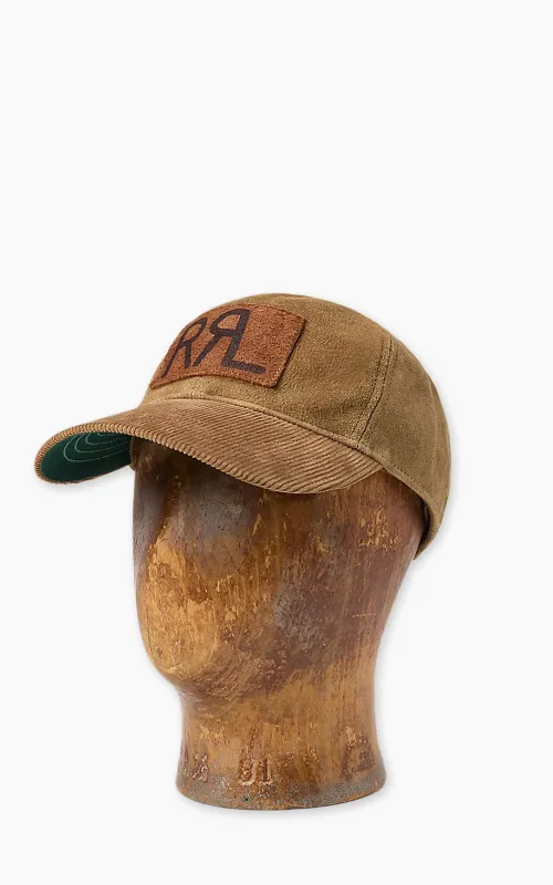 RRL Roughout Suede Trucker Cap Tan sold by Cultizm
