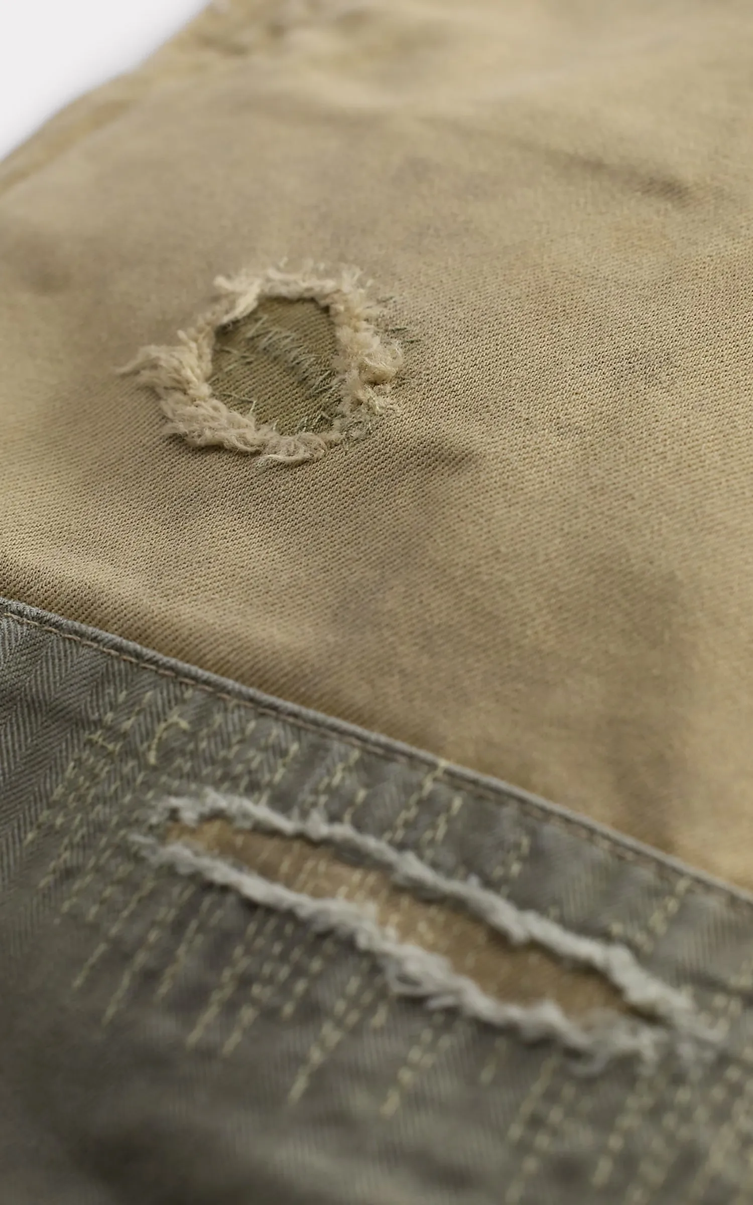 RRL Repaired Chino Field Trouser New Military Khaki W/ Rep sold by Cultizm product image thumbnail 3