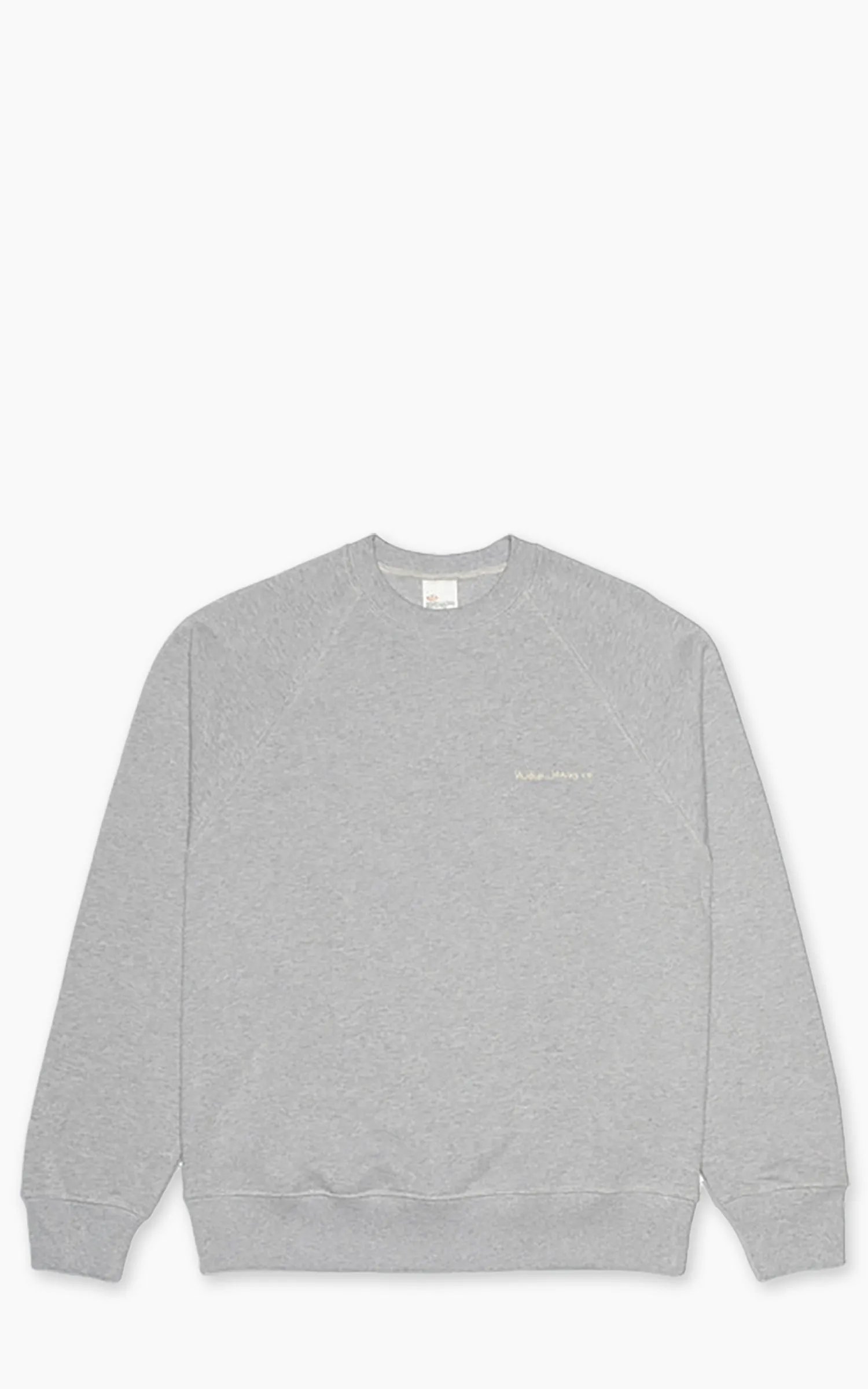 Nudie Jeans Palle Logo Sweatshirt Greymelange sold by Cultizm