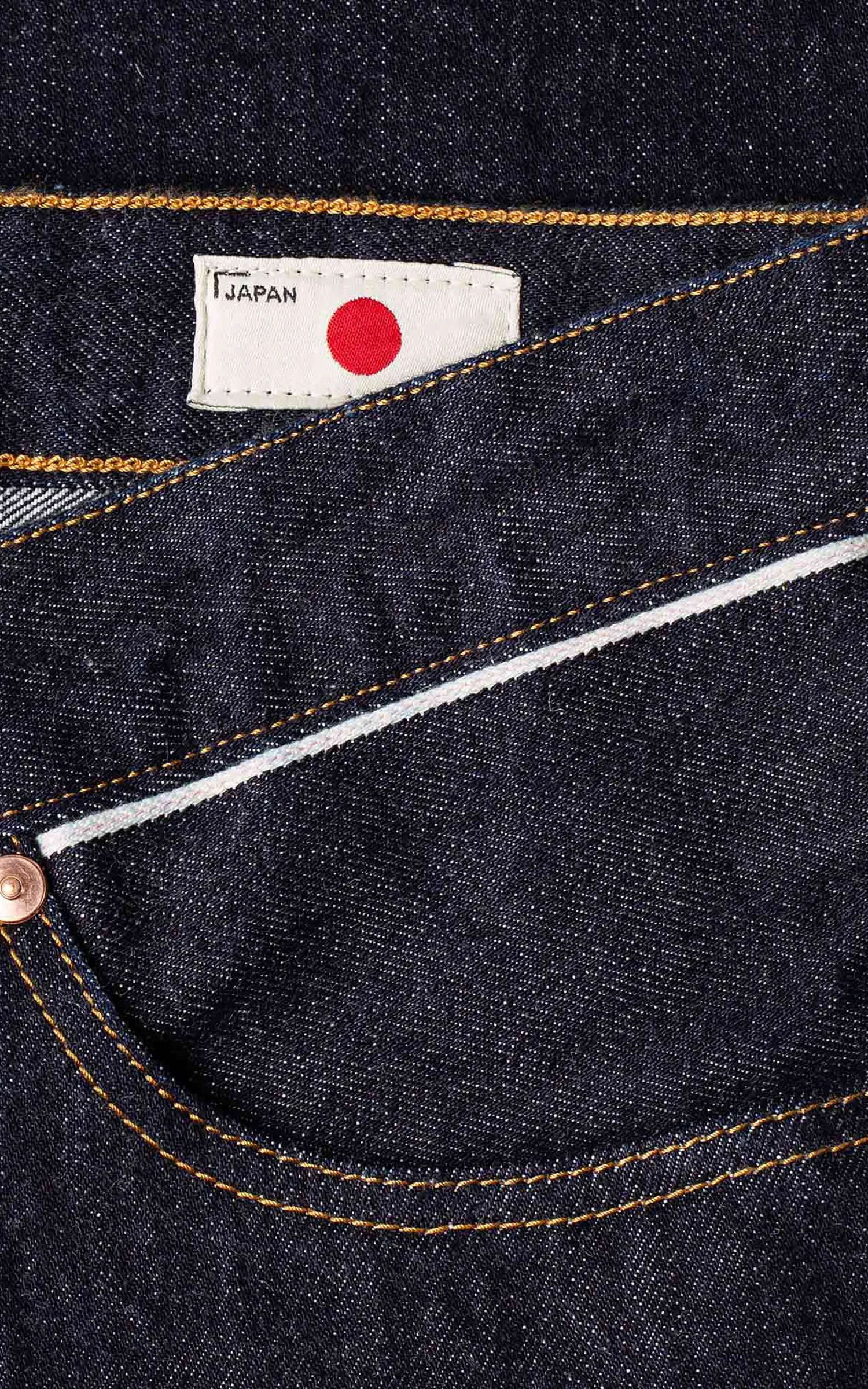 Benzak B-07 Relaxed Straight Forties Era Selvedge Indigo 14oz sold by Cultizm product image thumbnail 4