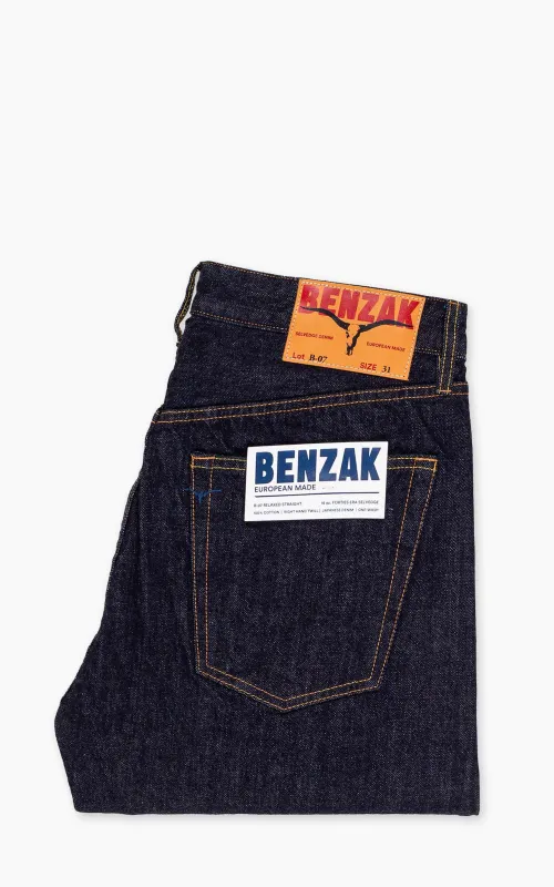 Benzak B-07 Relaxed Straight Forties Era Selvedge Indigo 14oz made by Cultizm