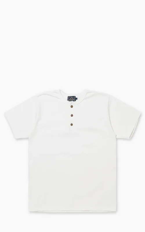 Studio D'Artisan 8174 Suvin Gold Henley White made by Studio D'Artisan