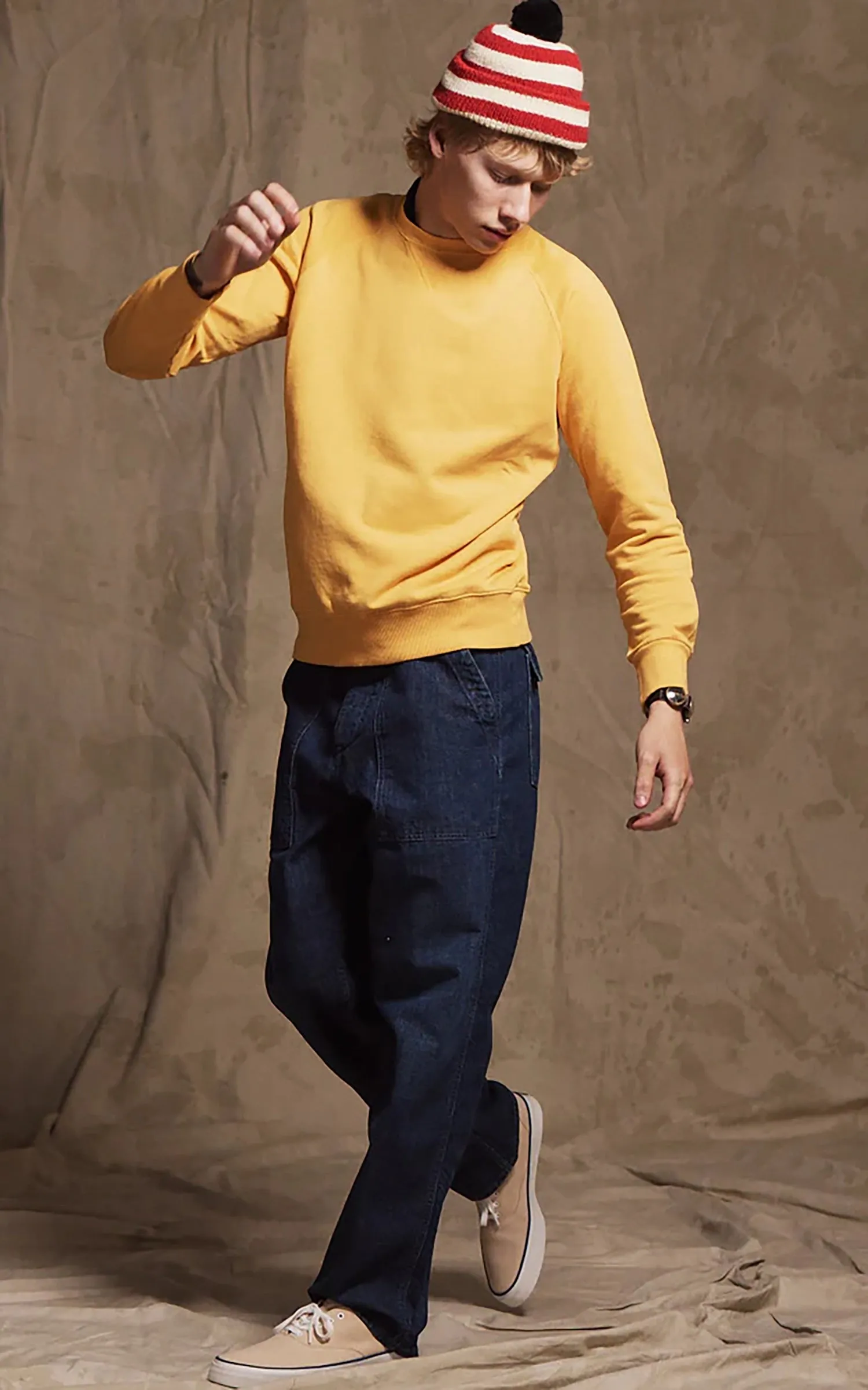 Fortela Harvard Crewneck Sweatshirt Yellow sold by Cultizm product image thumbnail 2
