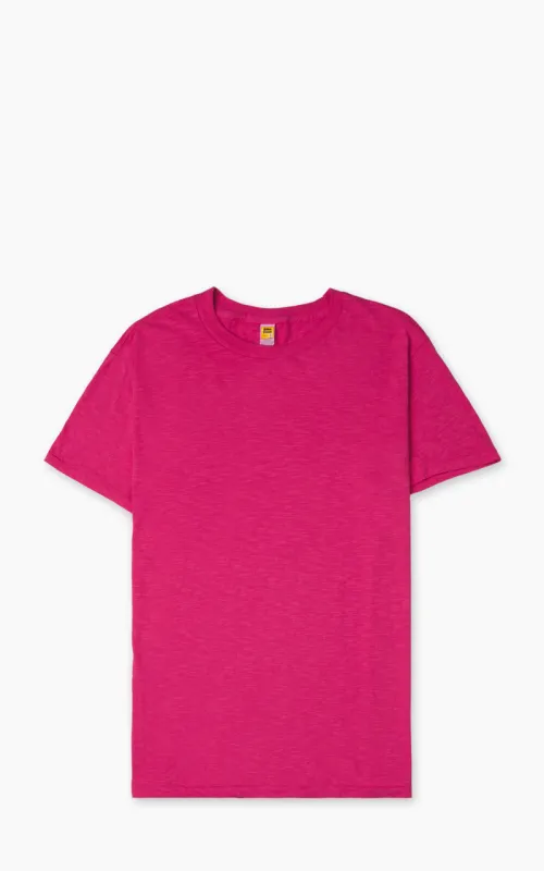 Velva Sheen Rolled Crew Neck Tee Phoenix Red sold by Cultizm