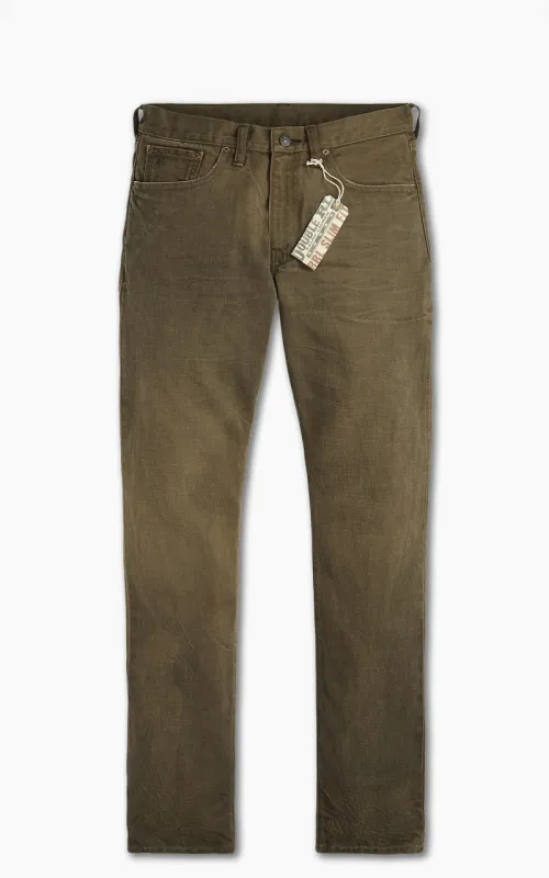RRL Slim Fit Jean Distressed Brown Wash sold by Cultizm