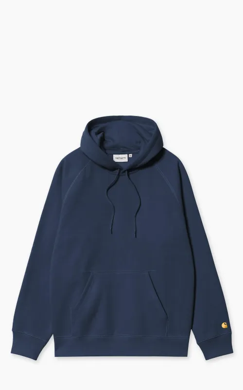Carhartt WIP Hooded Chase Sweatshirt Lokers/Gold sold by Cultizm