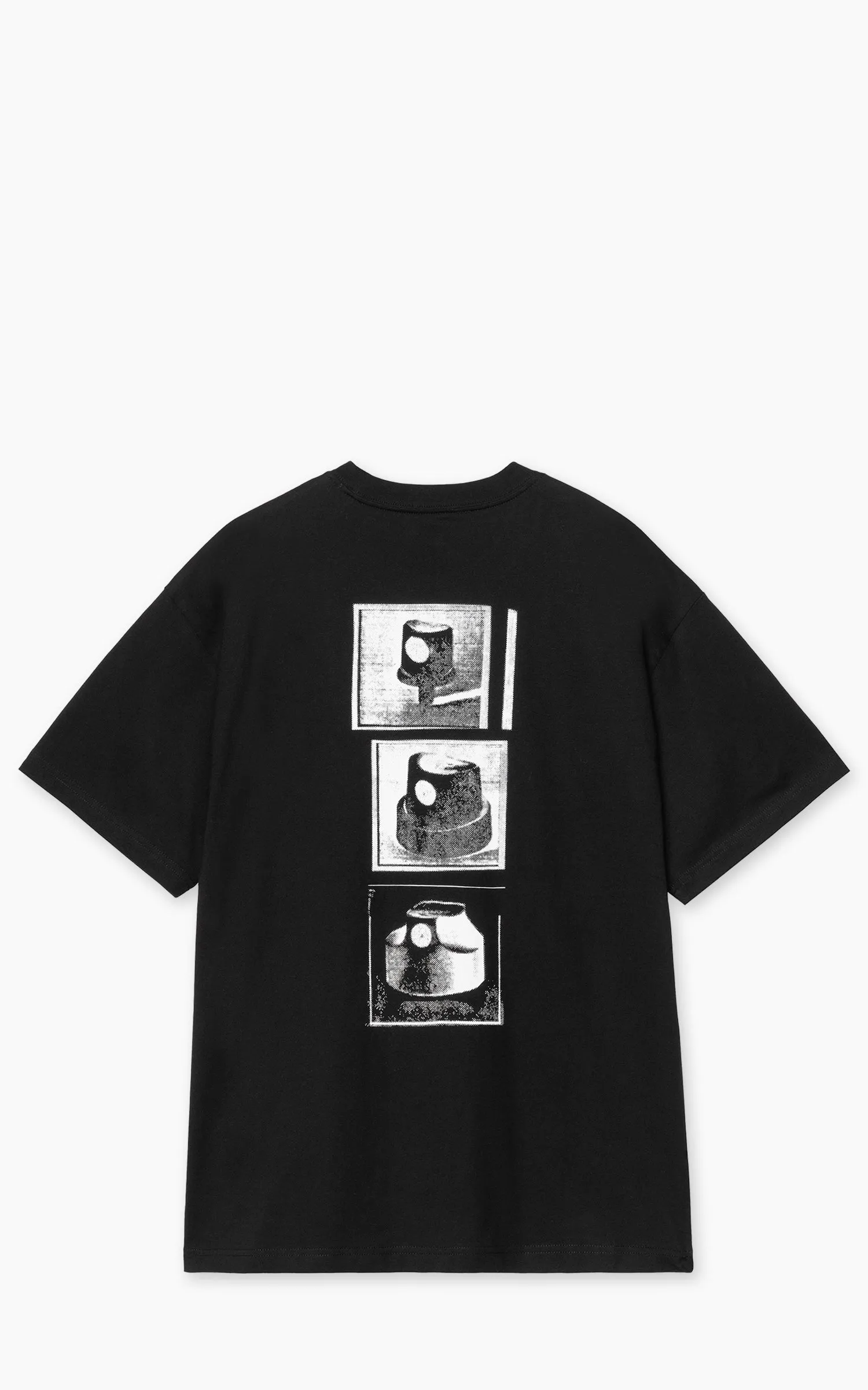 Carhartt WIP S/S Caps T-Shirt Black sold by Cultizm product image thumbnail 2