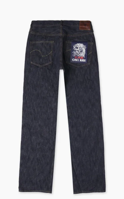 ONI Denim 270-ONI KASE New Regular Straight Natural Indigo 16oz made by Oni