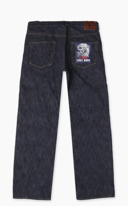 ONI Denim 200-ONI KASE Wide Straight Natural Indigo 16oz made by Oni