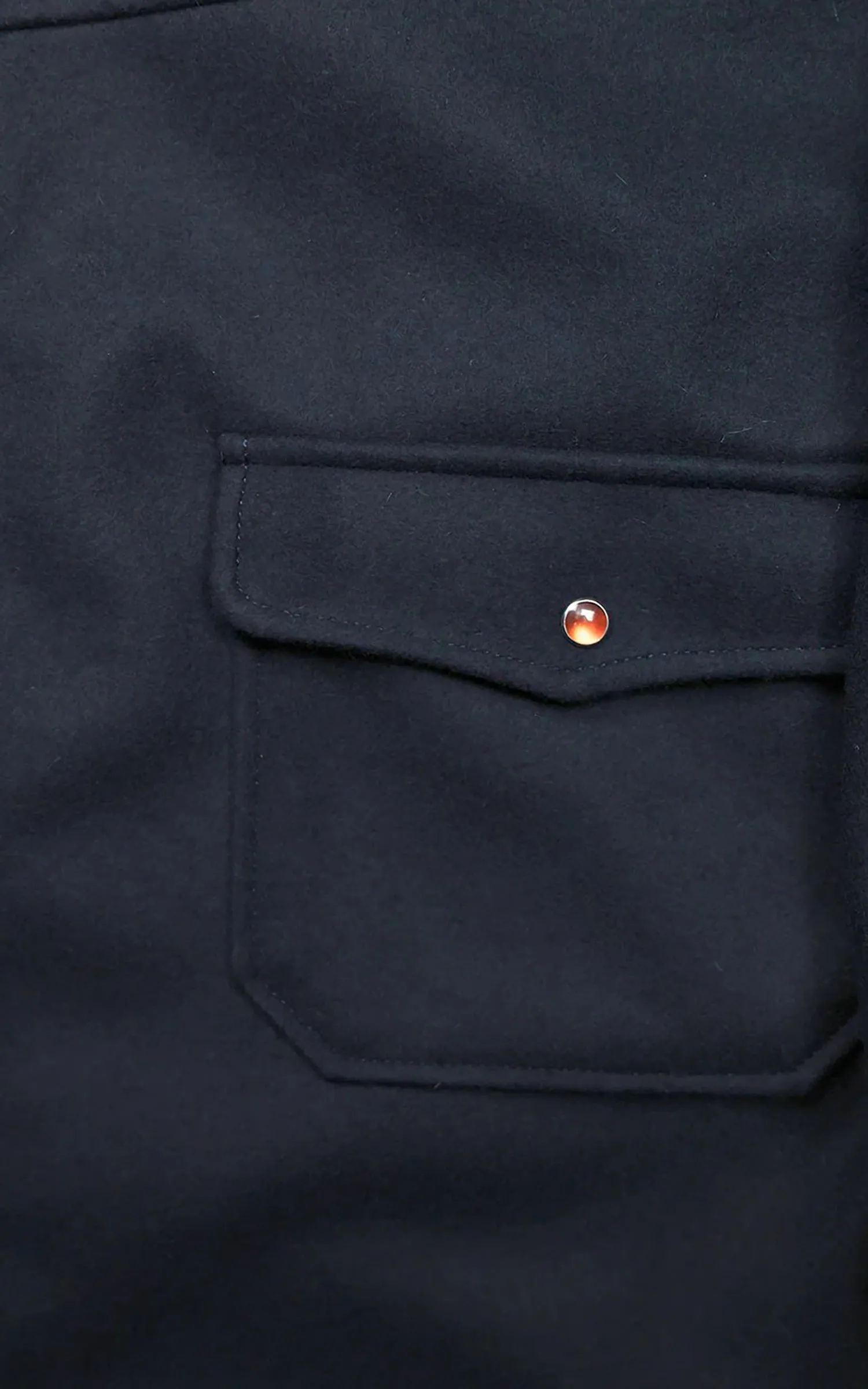 Fullcount 2041 Wool Melton Hollywood Dude Jacket Navy sold by Cultizm product image thumbnail 5