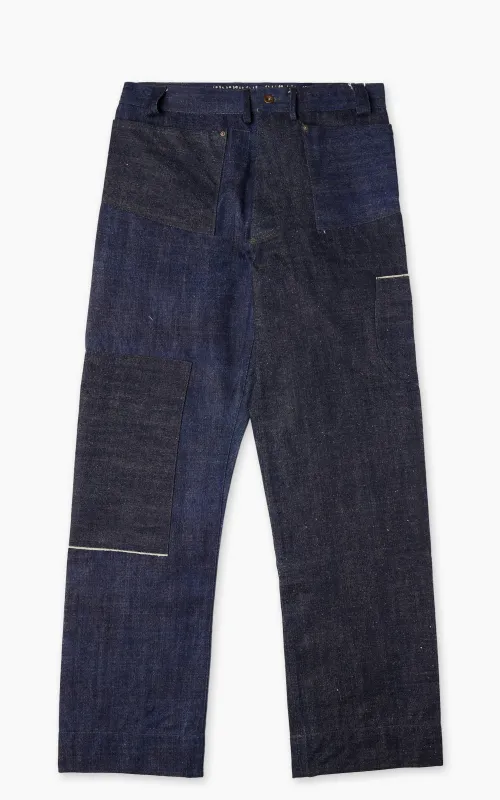 Mister Freedom 7161 Utility Trousers Type III Selvedge Denim Indigo sold by Cultizm