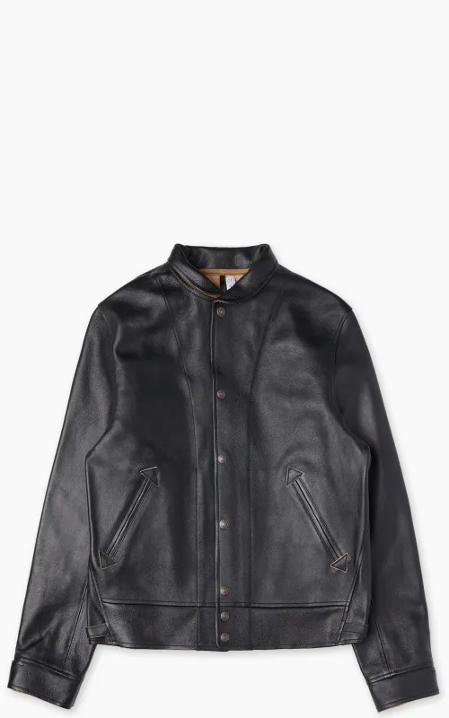 Mister Freedom Campus "Stud" Jacket Leather Black made by Mister Freedom