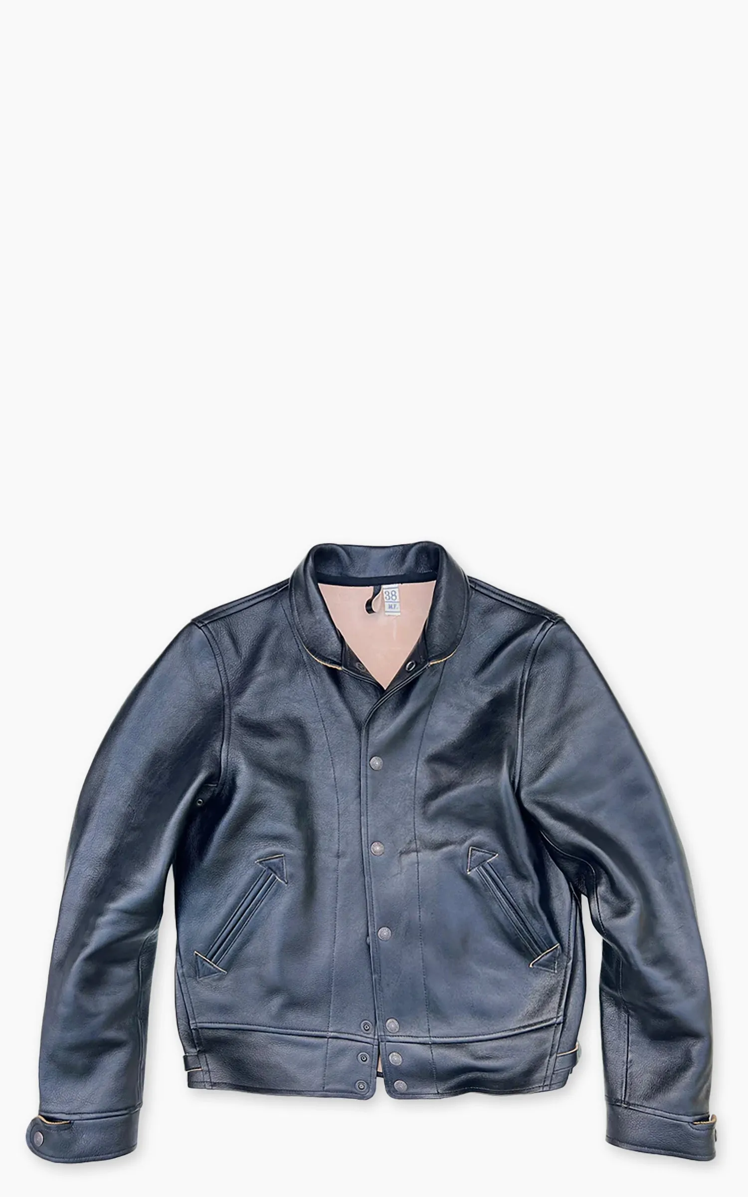 Mister Freedom Campus "Stud" Jacket Leather Black sold by Cultizm product image thumbnail 3