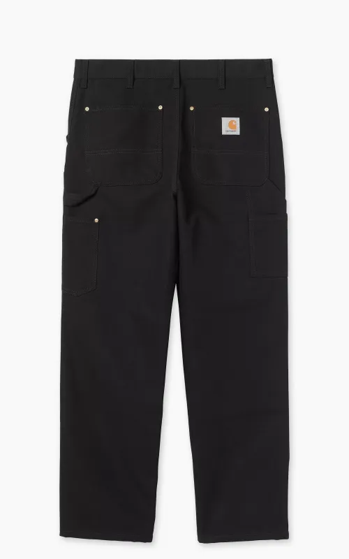 Carhartt WIP Double Knee Pant Dearborn Canvas Rigid Black sold by Cultizm