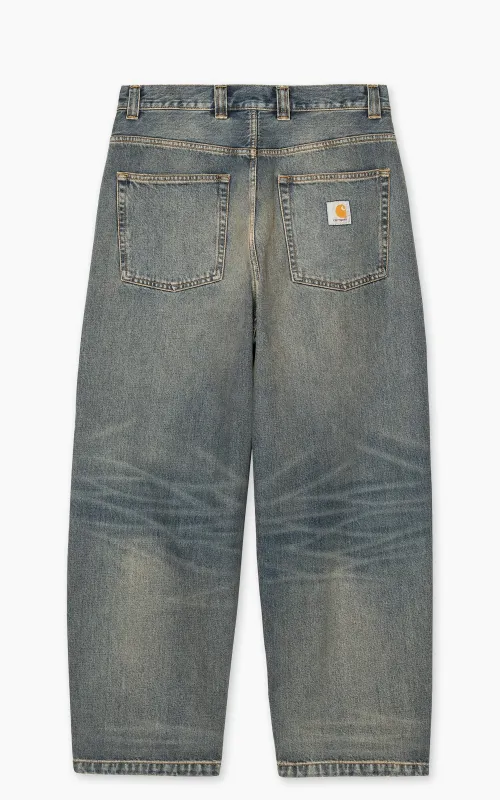 Carhartt WIP Brandon Pant Smith Denim Worn Washed Blue sold by Cultizm