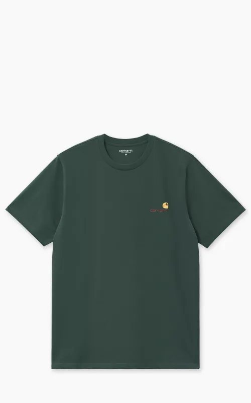 Carhartt WIP S/S American Script T-Shirt Kale Green made by Carhartt WIP