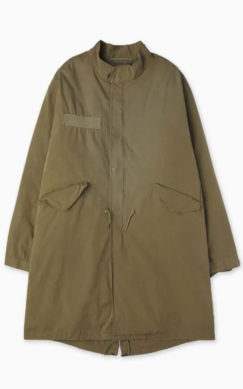 Military Surplus US M65 Fishtail Parka "O-Bleached" Olive Drab by 140FAHRENHEIT sold by Cultizm