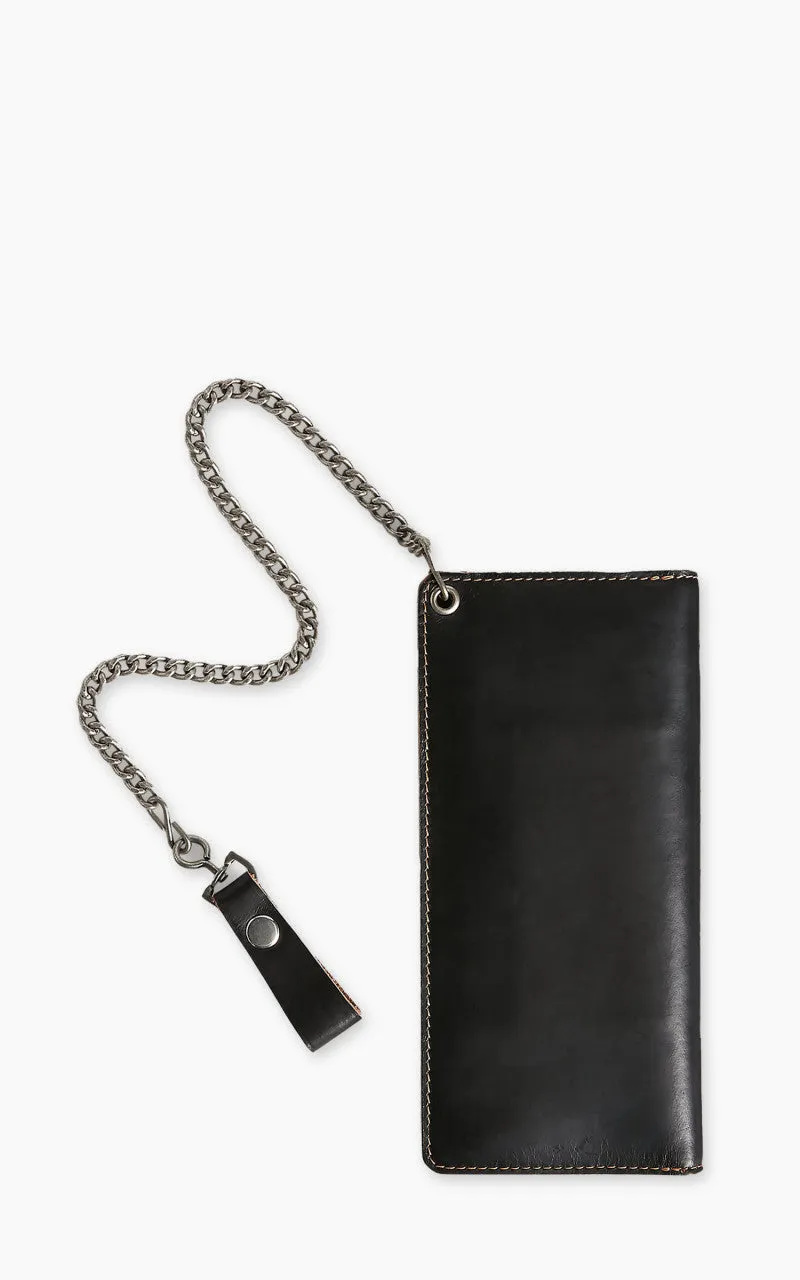 RRL Leather Chain Wallet Black Over Brown sold by Cultizm product image thumbnail 3